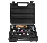 Machine de gravure pneumatique Mini meuleuse d'angle Outil de meulage d'air haute performance avec 25 000 tr/min Vitesse sans charge pour la gravure sur métal Polissage Meulage (Style européen)