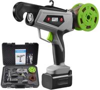 Machine De Jardin Sans Fil, Machine À Lier Les Vignes, Outil Automatique De Ligature Avec Écran Led Hd, 2 S Par Lien, 15 000 Attaches Total, 2 Batteries 2 Ah Pour Raisins, Tomates(2RollsStrap)