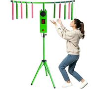 Machine De Jeu Darcade Catch Stick, Testeur De Réaction LED avec Trépied À Hauteur Réglable, Jeu De Vitesse Interactif pour Locations De Fêtes, Bars Et Événements Green