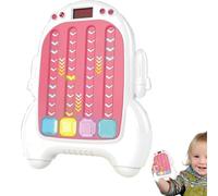 Machine de jeu de rythme, machine de jeu de rythme interactif, jouet anti-stress avec rythme musical - Jeu de poussée rapide, jouet de défi musical portable, machine de jeu de puzzle