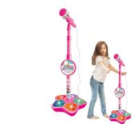Machine de karaoké avec microphone, machine de karaoké pour enfants, machine de karaoké à hauteur réglable, machine avec connexion intelligente, jouet chantant la lumière, cadeau de naissance