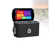 Machine de Karaoké, Machine de Karaoké Portable avec Affichage des Paroles À Écran Tactile, 2 Microphones sans Fil À Chargement Automatique, Haut-Parleur de Karaoké 60~600 W, pour la Maison, la Fête