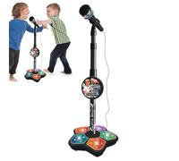 Machine De Karaoké - Microphone pour avec Support, Machine À Karaoké pour Les, Jouet Chantant À Hauteur Réglable, Jouet Microphone Enfant, Jeu De Jeu De Chant Robuste Et Durable pour L