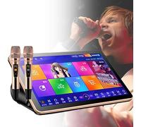 Machine de karaoké portable avec écran tactile, contrôle de l'application et téléchargement de chansons en nuage pour divertissement à domicile