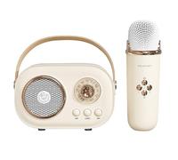 Machine de karaoké Portable, Machine de karaoké sans Fil, Petite Enceinte de karaoké avec Microphone, Petite Machine de karaoké avec Effets de Changement de Voix, Machine de karaoké pour et