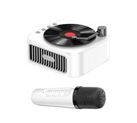 Machine de karaoké pour adultes, machine à karaoké portable,Petite machine de karaoké avec microphone - Retro Singing Toy Handheld Portable Music Player for Toddler & Party