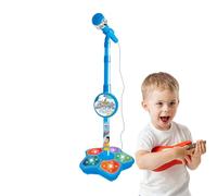 Machine de karaoké pour enfants - Jouet chantant réglable en hauteur, stable et lumineux - Cadeau d'anniversaire - Kit de karaoké portable avec microphone pour s'amuser à la maison et les fêtes