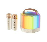 Machine de karaoké sans fil, machine de karaoké portable - Ensemble microphone et haut-parleur,Microphone et haut-parleur portables pour l'extérieur, la famille et la maison, adaptés au mariage et à l