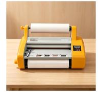 Machine de laminage thermique numérique | Machine de laminage à rouleaux chaud et froid haute vitesse 13" | Réglable 0-150°C | Pour laminage simple/double face | Pour maison