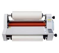 Machine de laminateur de remplissage à froid chaud, un côté Double face Machine de laminage thermique avec contrôle de température pour les Documents, Photos, cartes Max. Largeur 35cm