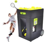 Machine de lancement automatique de balle de tennis avec télécommande et application, angle de lancement réglable, idéal pour l'entraînement en solo et les débutants