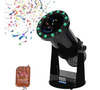 Machine de lancement de canon à confettis, DMX512 et télécommande avec lumières LED et écran LCD, scène professionnelle pour mariages, fêtes, événements DJ