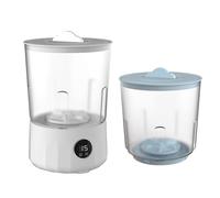 Machine de laveuse portable - lave-linde compact pour sous-vêtements, soutiens-gorge, culotte avec 3 modes de nettoyage - 2 seaux pour la maison, appartement, dort