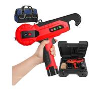 Machine de liaison électrique machine de liaison de légumes avec écran de liaison électrique de vis avec batterie amovible compacte compacte ajuster la vitesse