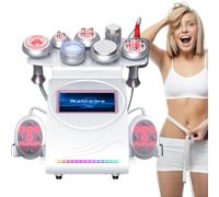 Machine de lipocavitation faciale et corporelle multifonctionnelle 9 en 1 80k, machine de sculpture corporelle RF à radiofréquence pour raffermir et façonner la peau
