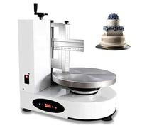 Machine de lissage électrique de glaçage de gâteau, outil automatique de revêtement de gâteau, outil d'épandage de dessert de 10,2 à 30,5 cm, plateau tournant silencieux, démarrage en un clic pour la