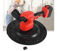 Machine de lissage mural électrique 1680 W, truelle de mortier de ciment à béton portable avec moteur sans balais, 6 vitesses, 200 tr/min, pour finition des murs et des sols