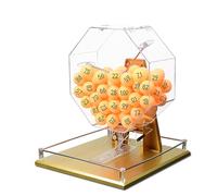 Machine de loterie à manivelle - Sélecteur manuel de numéros de boule avec poignée tournante, ensemble de bingo de luxe pour grands groupes et lieux de divertissement