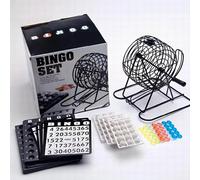 Machine de loterie de bingo en acier, ensemble de cage de jeu de bingo pour adultes, famille, grande échelle,