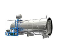 Machine de lyophilisation de qualité commerciale - Lyophilisateur industriel pour la transformation des friandises pour animaux de compagnie en vrac - Technologie de refroidissement rapide avec grande