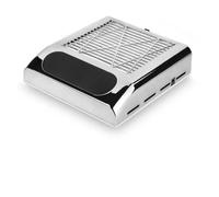 Machine De Manucure Collecteur Poussière D'ongle Avec Le Filtre Démontable | Outil de nail art(1pcs Silver,With EU Socket)