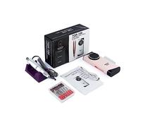 Machine de manucure rechargeable for perceuse à ongles 30 000 tr/min, ensemble de perceuse sans fil for dissolvant professionnel de gel for ongles(30000RPM Pink)