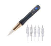 Machine De Maquillage Permanente Numérique Led Noire,Stylo De Tatouage Pour Sourcils Et Aiguilles,Cartouche - Type Permanent Makeup Pen
