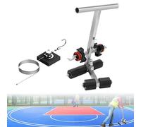 Machine de marquage de lignes à rayures,machines à tracer des lignes,marqueur de ruban de masquage + kit de dessin de cercles,for terrains de basket/route/espace de stationnement,hauteur 55-80 cm