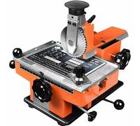 Machine de marquage de plaque nominative, embosseur semi-automatique pour plaque métallique/carte en PVC, roue de caractères en acier au chrome vanadium trempé, 3 mm