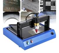 Machine de marquage électrique en métal - Profondeur de 0,05 à 2 mm - Pour étiquette numérotée, lettre, étiquette nominative, bouton de commande