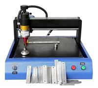 Machine de marquage électrique pour métaux, machine de gravure par micro-percussion 400W pour chiffres et lettres, graveur de plaques signalétiques avec clé USB pour le marquage de panneaux 200×150mm