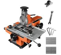 Machine de Marquage Industriel Manuel pour Plaques Métalliques | Réglage du Pas des Caractères par Levier, Plusieurs Formats de Police, Pour Plaques(POCK MARK,6mm)