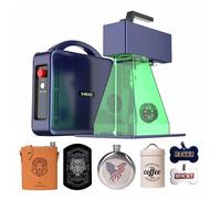 Machine de marquage laser à fibre Gweike Cloud G2 PRO 30 W, double lumière rouge, vitesse de 15 000 mm/s, précision de 0,001 mm, 110 x 110 mm, 3 mm max,levage manuel