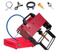 Machine De Marquage Pneumatique Portable 100 X 20 Mm, Machine De Marquage Rotative Pneumatique, Machine De Marquage par Points pour Imprimante De NuméRo De ChâSsis De Code Vin