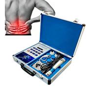 Machine de massage à ondes de choc, 12 niveaux d'intensité réglables, conception de réglage intelligente, légère et portable, masseur de tissus profonds utilisable sur plusieurs sites