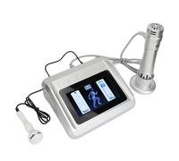 Machine de massage à ondes de choc 2 en 1 pour la cicatrisation des tissus profonds avec poignée en argent