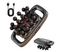 Machine de massage électrique, 20 têtes silencieuses et rechargeables - Masseur corporel pour les muscles | pour femmes, adultes, personnes âgées, personnes qui travaillent longtemps, maison, voyage