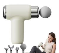 Machine de massage, Masseurs de muscle | Masseur de tissus profonds à 6 vitesses | 4 têtes de massage, Massager musculaire à percussion, Masseurs électriques pour le sch