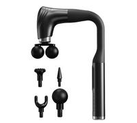 Machine de massage - Poignée coulissante scapulaire, marteau pour fascia à double tête | Contour de trapèze incurvé portable, dispositif de frappe du dos étendu | Masseur électrique à vibrations porta