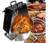 Machine De Mélange Automatique En Acier Inoxydable, Machine De Mélange Entièrement Commerciale Pour Casseroles Alimentaires, Agitateur De Sauce Pour Soupe De Fond D'assaisonnement Pour Marmite Chaude