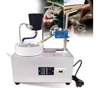 Machine de meulage de pierres précieuses, Machine de polissage de pierres précieuses, polisseuse de bijoux, broyeur plat, Machine lapidaire 2800 tr/min 180W,DigitalDisplay