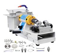 Machine de meulage de polissage de pierres précieuses, scie lapidaire de bijoux de bricolage 750W, 800-10 000 tr/min, perçage de précision pour le travail du bois, la sculpture sur jade