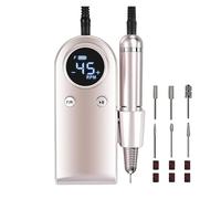 Machine de meulage d'ongles électrique 45 000 tr/min, lime à ongles rechargeable pour ongles en acrylique, gel, manucure, pédicure, polissage, outils de forme pour bricolage à la maison ou au salon