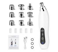 Machine de microdermabrasion, 7 modes d'aspiration, machine professionnelle de microdermabrasion diamant avec 9 pointes de diamant, extracteur de points noirs, appareil de microdermabrasion du visage
