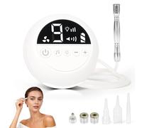 Machine de microdermabrasion améliorée 2025 pour des résultats de salon à la maison - Aspiration professionnelle de 65 à 68 cmHg avec 3 pointes en diamant, aspirateur portable rechargeable pour