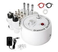Machine de Microdermabrasion Diamant 3 en 1, Appareil Esthetique Professionnel Soin Visage avec Tube en Verre Sous Vide et Vaporisateur D'équipement de salon Beauté d'utilisation à la Maison