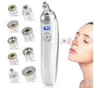 Machine de microdermabrasion, Microdermabrasion avec 9 têtes en diamant, rechargeable via USB sans câble. Dispositif de microdermabrasion portable pour le peeling facial et un nettoyage approfondi