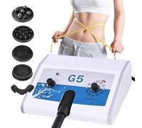 Machine De Mignon De Massage Vibrant, Machine à Comb Qui Brûle Les Graisses à Haute Fréquence, Machine à Brûleur De Graisse De Cellulite, avec 5 Têtes De Massage