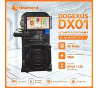 Machine de minage Scrypt DOGEXUS DX01 60MH/s, Doge Solo Miner, faible consommation d'énergie 19W, ultra silencieux 30dB US Plug