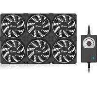 Machine de minage Ventilateur de refroidissement, vitesse réglable, conception de flux d'air élevé, ensemble de 6 ventilateurs
